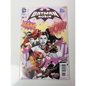 DC Comics Batman‎ and Robin 39 Harley Quinn Variant Cover The New 52 2015
